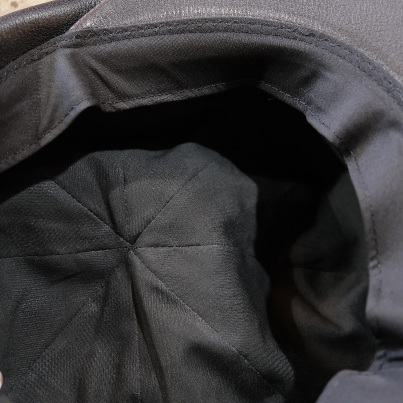 BLACK SIGN �֥�å��������BSFC-26901�ۡ�Leather Casquette / Mud Black�ۥ쥶�����㥹���å� �����ϥ��� �ܳ� ������