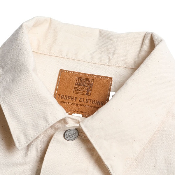 TROPHY CLOTHING ȥե Lot.2805 Button Jacket Natural Duckۥܥ󥸥㥱åȥʥå ɥ åȥå 