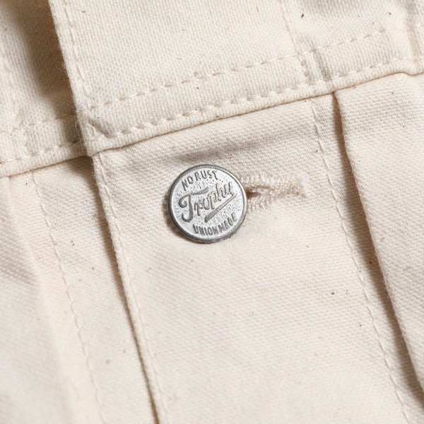 TROPHY CLOTHING ȥե Lot.2805 Button Jacket Natural Duckۥܥ󥸥㥱åȥʥå ɥ åȥå 