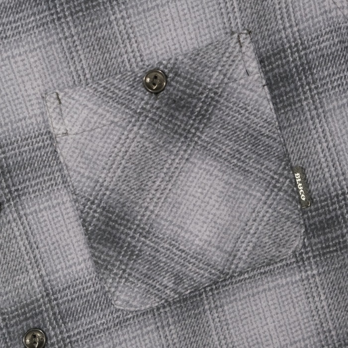 BLUCO �֥륳��155-11-047�ۡ�OMBRE CHECK FLANNEL SHIRT�ۥ���֥졼�����å��ե��ͥ륷��� Ĺµ ��������� COTTON