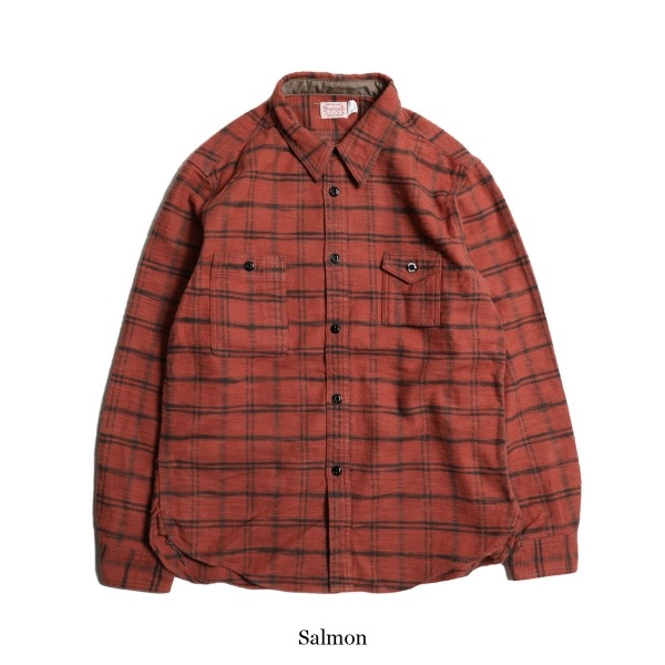 TROPHY CLOTHING �ȥ��ե������������� ��TR25AW-401�ۡ�Machine Age Check Shirt�ۥޥ����󥨥��������å������ �������� ��������