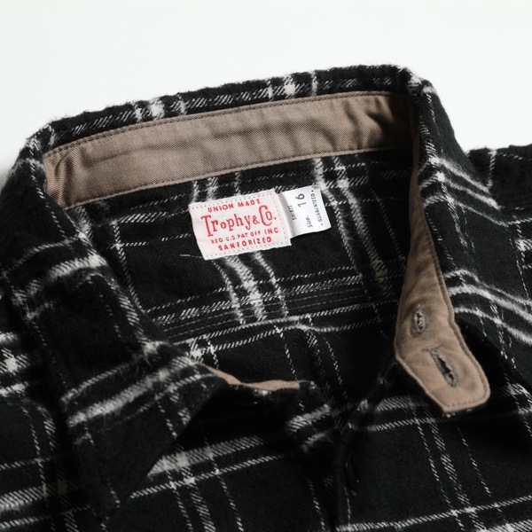 TROPHY CLOTHING �ȥ��ե������������� ��TR25AW-401�ۡ�Machine Age Check Shirt�ۥޥ����󥨥��������å������ �������� ��������