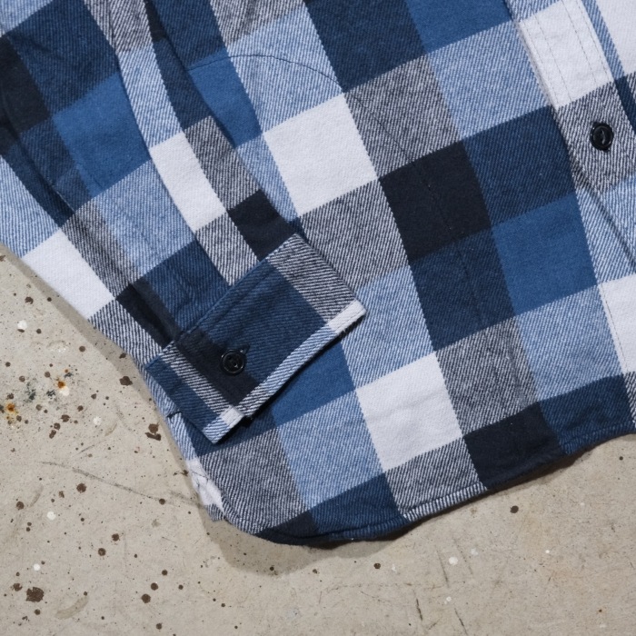 BLUCO �֥륳��155-11-048�ۡ�BUFFALO CHECK FLANNEL SHIRT�ۥХåե����������å��ե��ͥ륷��� Ĺµ ��������� COTTON