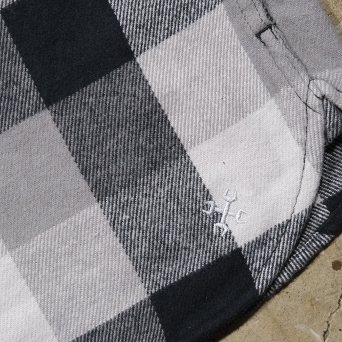 BLUCO �֥륳��155-11-048�ۡ�BUFFALO CHECK FLANNEL SHIRT�ۥХåե����������å��ե��ͥ륷��� Ĺµ ��������� COTTON