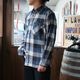 BLUCO �֥륳��155-11-048�ۡ�BUFFALO CHECK FLANNEL SHIRT�ۥХåե����������å��ե��ͥ륷��� Ĺµ ��������� COTTON