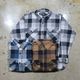 BLUCO �֥륳��155-11-048�ۡ�BUFFALO CHECK FLANNEL SHIRT�ۥХåե����������å��ե��ͥ륷��� Ĺµ ��������� COTTON