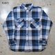 BLUCO �֥륳��155-11-048�ۡ�BUFFALO CHECK FLANNEL SHIRT�ۥХåե����������å��ե��ͥ륷��� Ĺµ ��������� COTTON