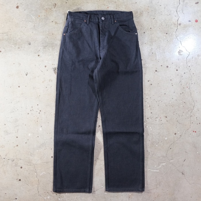 TROPHY CLOTHING x LAHAINA�ȥ��ե������������󥰡�Painter Blackie Denim�������֥�å����ڥ��󥿡��ѥ�� �֥�å��ǥ˥� 