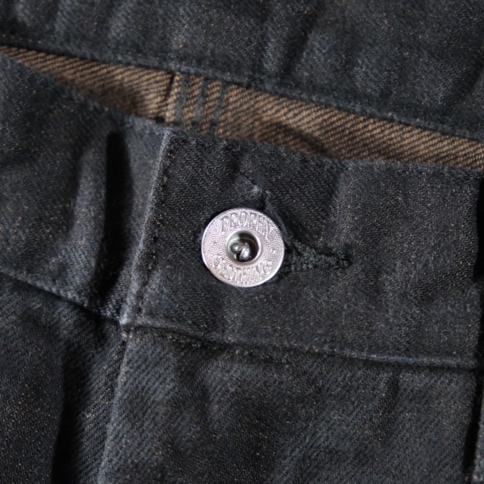 TROPHY CLOTHING x LAHAINA�ȥ��ե������������󥰡�Painter Blackie Denim�������֥�å����ڥ��󥿡��ѥ�� �֥�å��ǥ˥� 