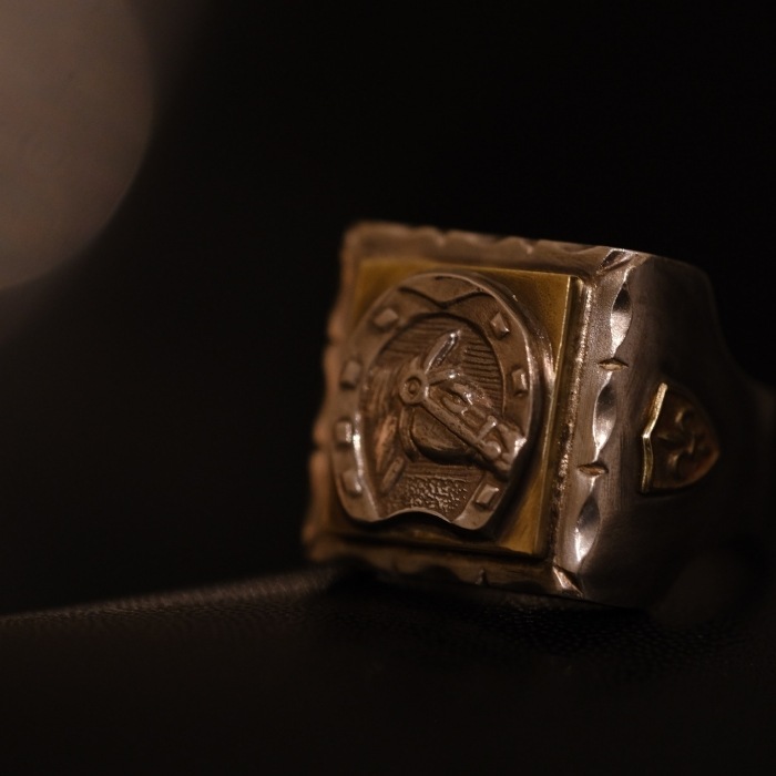 RAOING �������󥰡�Horse Mexican Ring�ۥۡ����ᥭ�������� ���� �ϥ�ɥᥤ�� ����С� �֥饹 SILVER925 BRASS