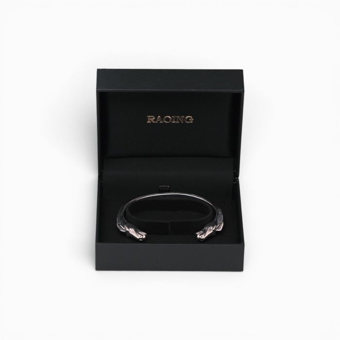 RAOING �������󥰡�Horse Bangle�ۥۡ����Х󥰥� �ϥ�ɥᥤ�� ����С� SILVER925