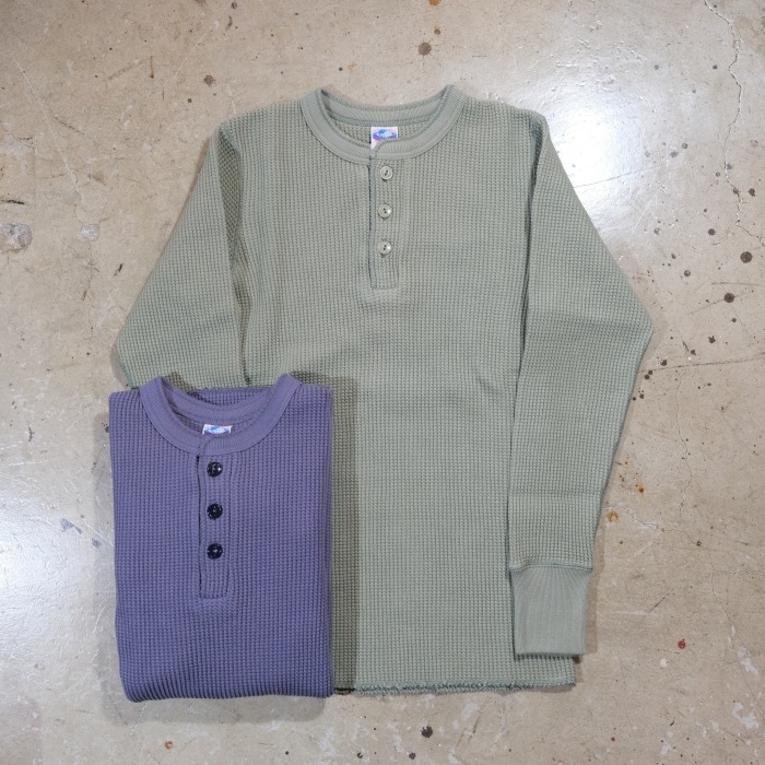 JELADO �����顼�ɡ�AB94236�ۡ�Mega Thermal Henry Neck�ۢ�Sage Green / Fade Navy��ᥬ�����ޥ� �إ�꡼�ͥå� COTTON100% ������
