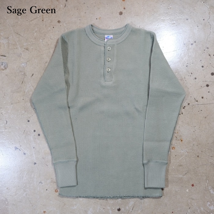 JELADO �����顼�ɡ�AB94236�ۡ�Mega Thermal Henry Neck�ۢ�Sage Green / Fade Navy��ᥬ�����ޥ� �إ�꡼�ͥå� COTTON100% ������