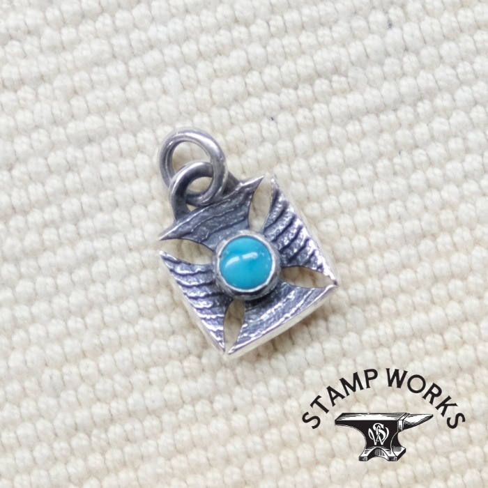 STAMP WORKS ������ץ������SWP-005TQ�ۡ�Iron Cross Pendant�ۢ㥿���������դ��� �������󥯥����ڥ����� �ϥ�ɥᥤ�� ����С�SILVER