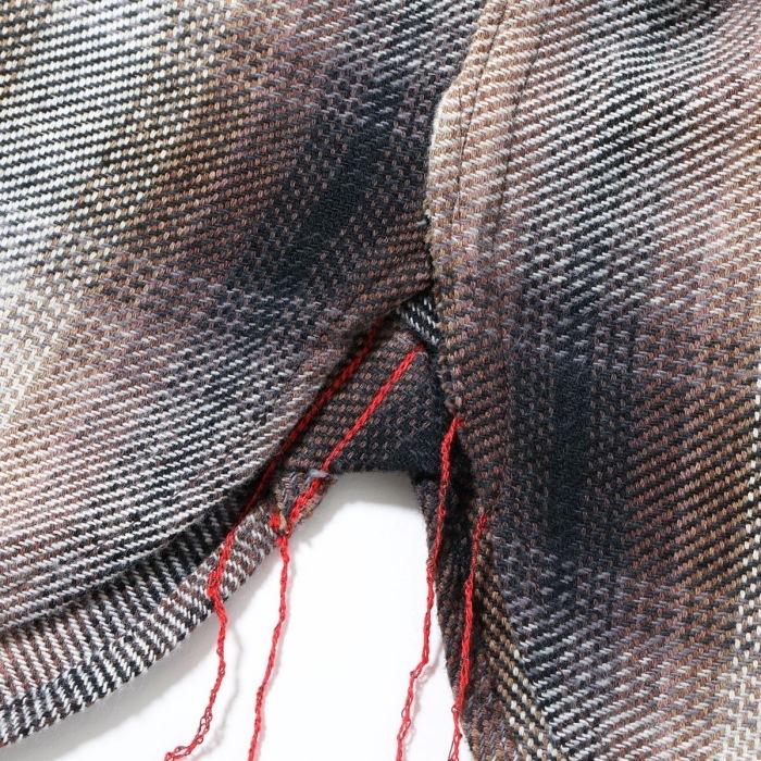 SUGAR CANE ���奬���������SC29561�ۡ�TWILL CHECK WORK SHIRT�ۥĥ�������å��������� �ե��ͥ� ����֥졼 ������ COTTON100%