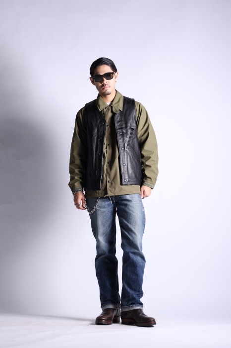 CYCLE NUT GARMENT ��������ʥåȥ������ȡ�PAN-AM VEST�ۥ쥶���٥��� �ѥ�ʥ�٥��� �����ϥ��� 