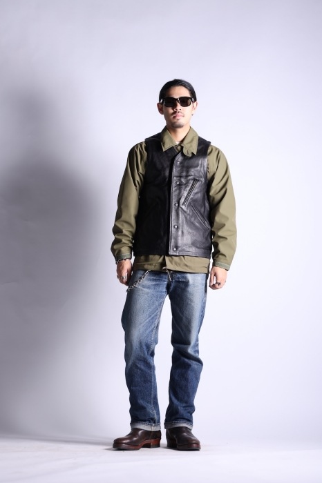 CYCLE NUT GARMENT ��������ʥåȥ������ȡ�PAN-AM VEST�ۥ쥶���٥��� �ѥ�ʥ�٥��� �����ϥ��� 