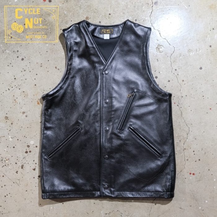 CYCLE NUT GARMENT サイクルナットガーメント【PAN-AM VEST】レザー