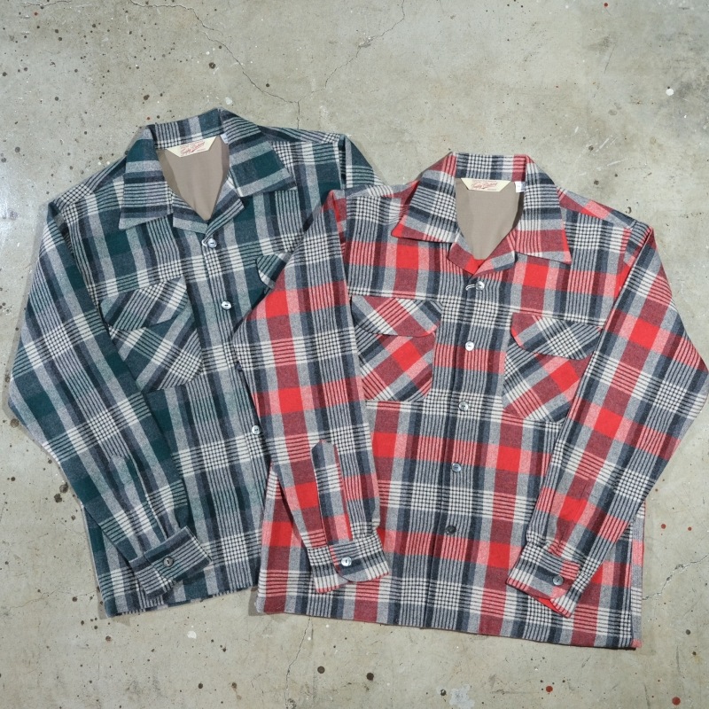 TROPHY CLOTHING ȥե󥰡TR24AW-401ۡTown Craft Wool Check Shirtۥ󥯥եȥå WOOL100% 
