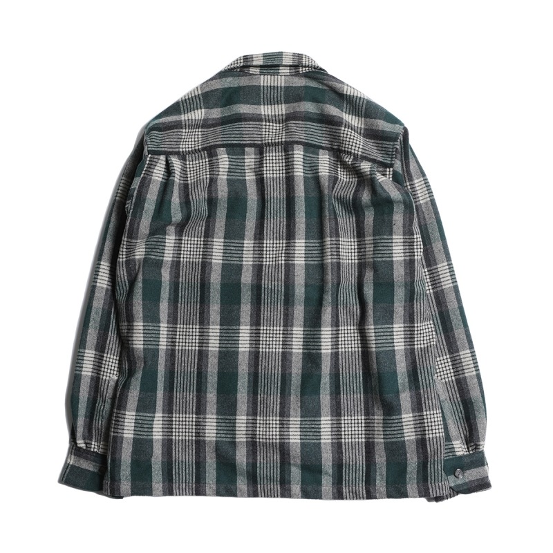 TROPHY CLOTHING ȥե󥰡TR24AW-401ۡTown Craft Wool Check Shirtۥ󥯥եȥå WOOL100% 