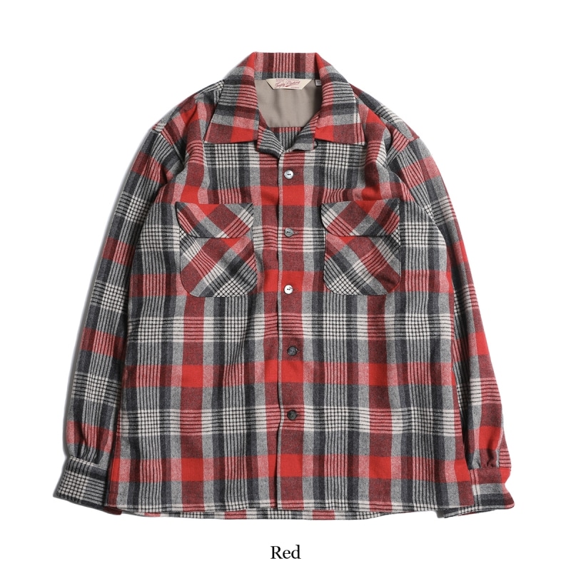 TROPHY CLOTHING ȥե󥰡TR24AW-401ۡTown Craft Wool Check Shirtۥ󥯥եȥå WOOL100% 