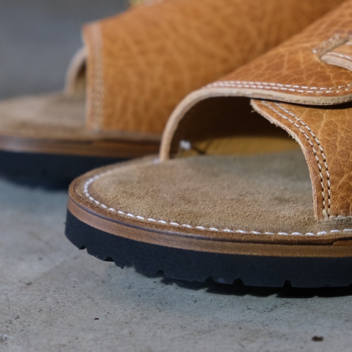 Argo��LAHAINA ���르����ϥ��ʡ�DOUBLE MONK STRAP SANDAL�ۢ�BULLHIDE��KUDU����֥��󥯥��ȥ�åץ������ ���� �֥�ϥ��� �����ɥ� 