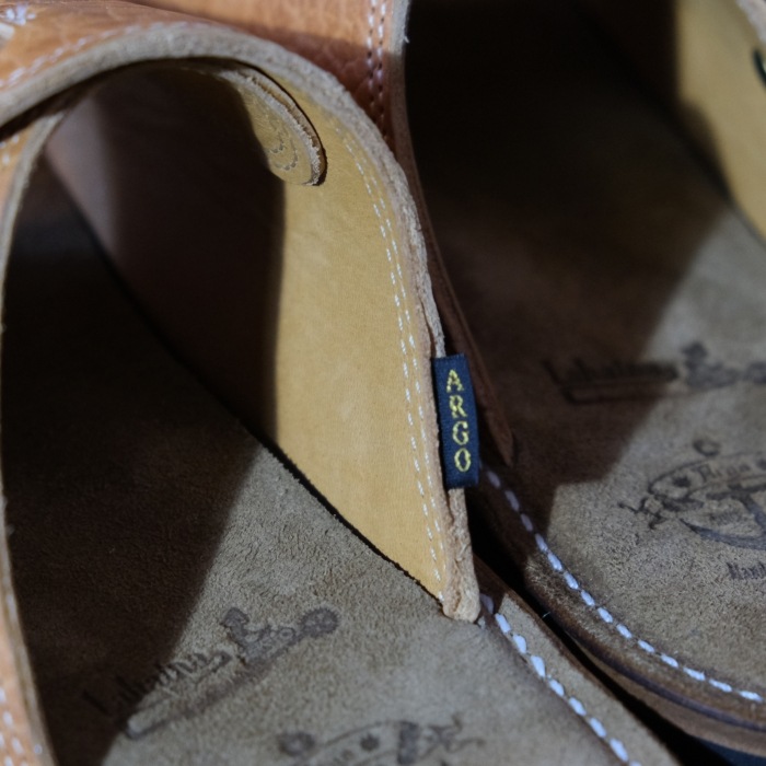 Argo��LAHAINA ���르����ϥ��ʡ�DOUBLE MONK STRAP SANDAL�ۢ�BULLHIDE��KUDU����֥��󥯥��ȥ�åץ������ ���� �֥�ϥ��� �����ɥ� 