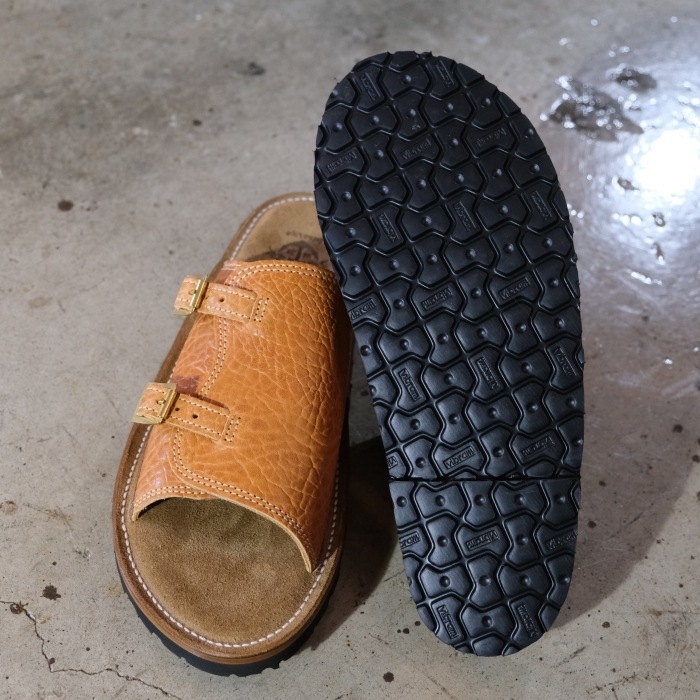 Argo��LAHAINA ���르����ϥ��ʡ�DOUBLE MONK STRAP SANDAL�ۢ�BULLHIDE��KUDU����֥��󥯥��ȥ�åץ������ ���� �֥�ϥ��� �����ɥ� 