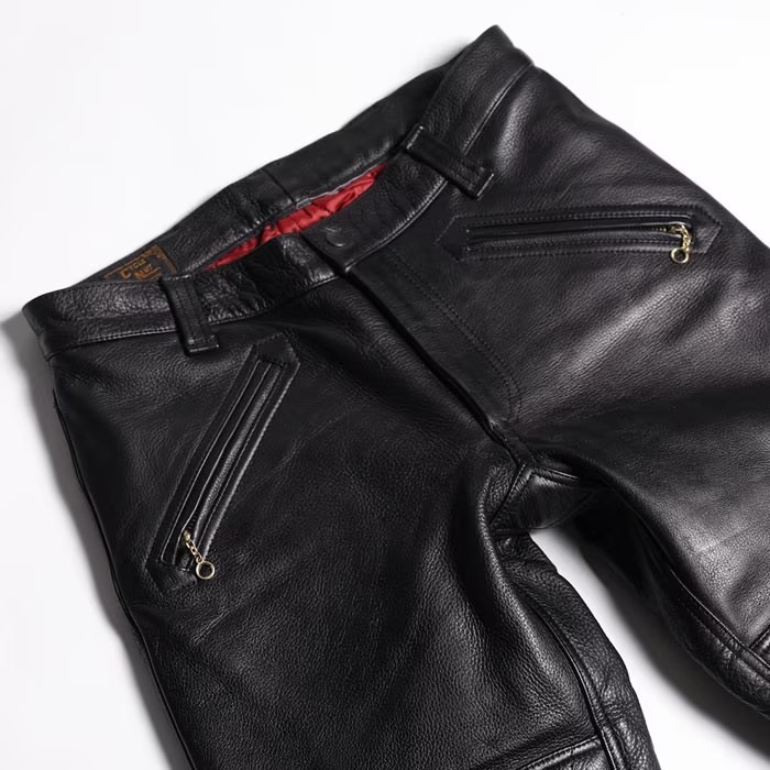 CYCLE NUT GARMENT ��������ʥåȥ������ȡ�LONG RIDER PADD LEATHER PANTS�ۥ��󥰥饤�����ѥåɥѥ�� �쥶���ѥ�� �ץѥ� �����ϥ��� ����