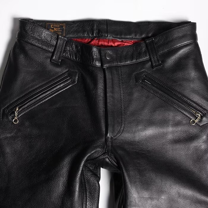 CYCLE NUT GARMENT ��������ʥåȥ������ȡ�LONG RIDER PADD LEATHER PANTS�ۥ��󥰥饤�����ѥåɥѥ�� �쥶���ѥ�� �ץѥ� �����ϥ��� ����