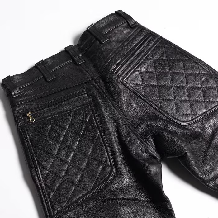 CYCLE NUT GARMENT ��������ʥåȥ������ȡ�LONG RIDER PADD LEATHER PANTS�ۥ��󥰥饤�����ѥåɥѥ�� �쥶���ѥ�� �ץѥ� �����ϥ��� ����
