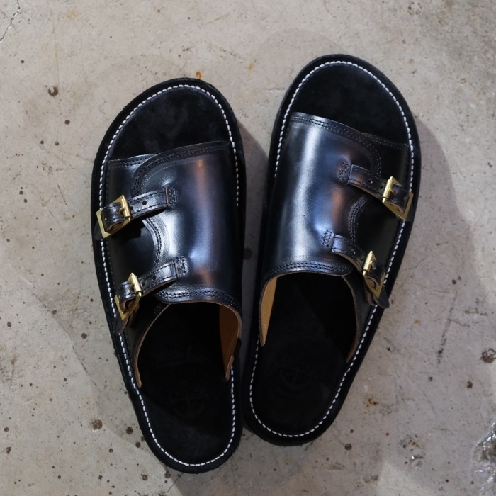 Argo��LAHAINA ���르����ϥ��ʡ�DOUBLE MONK STRAP SANDAL�ۢ�CHROMEXCEL��KUDU�� ���֥��󥯥��ȥ�åץ������ ���� �����२������ �����ɥ�