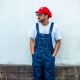 TCB jeans ƥӡ󥺡Boss of the Cat Overallۥǥ˥४С Хå åȥ100% 