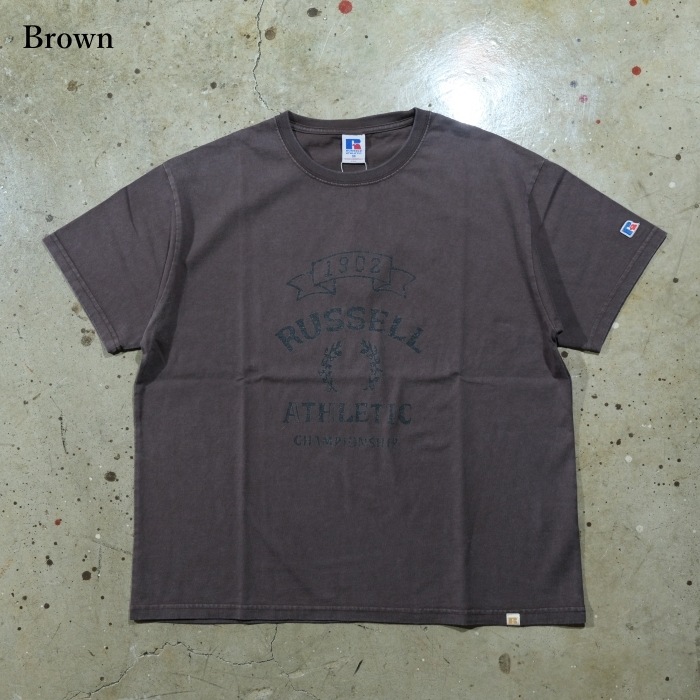 RUSSELL ATHLETIC ��å��륢������å���VTG Athletic Jersey Print T�ۥ���å�T����� ������ơ������꡼�� Ⱦµ ���åȥ�