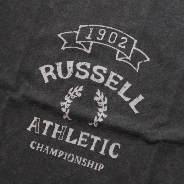 RUSSELL ATHLETIC ��å��륢������å���VTG Athletic Jersey Print T�ۥ���å�T����� ������ơ������꡼�� Ⱦµ ���åȥ�