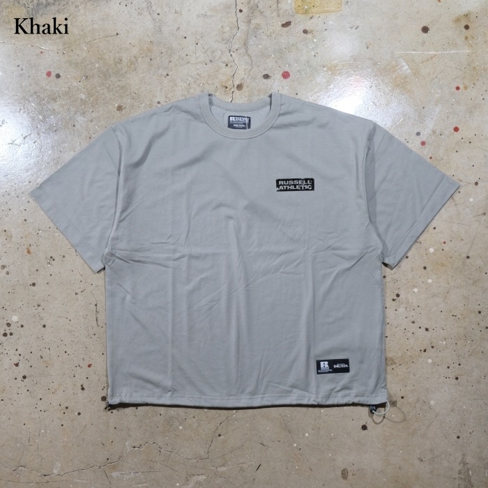 RUSSELL��SHELTECH ��å����������ƥå���Cotton/Nylon Jersey Print T�ۥ��åȥ�ʥ�����T�����  Ⱦµ �ܿ��䴶���ۿ�®��