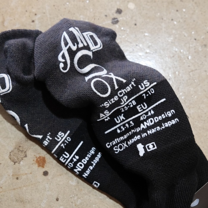 AND SOX ����ɥ��å�����SUPPORT PILE SHORT���������ץ�ߥ��ॽ�å��� ���ݡ��ȥѥ��륷�硼�� ���ɸ��� �ϥ�������ƥ����å���