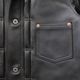 Y'2 LEATHER �磻�ġ��쥶����FB-140-T�ۡ�FADED HORSE WWII JEAN JACKET�ۢ�BLACK(TEACORE)�� �ۡ����ϥ�������G����� ��� MADE IN JAPAN