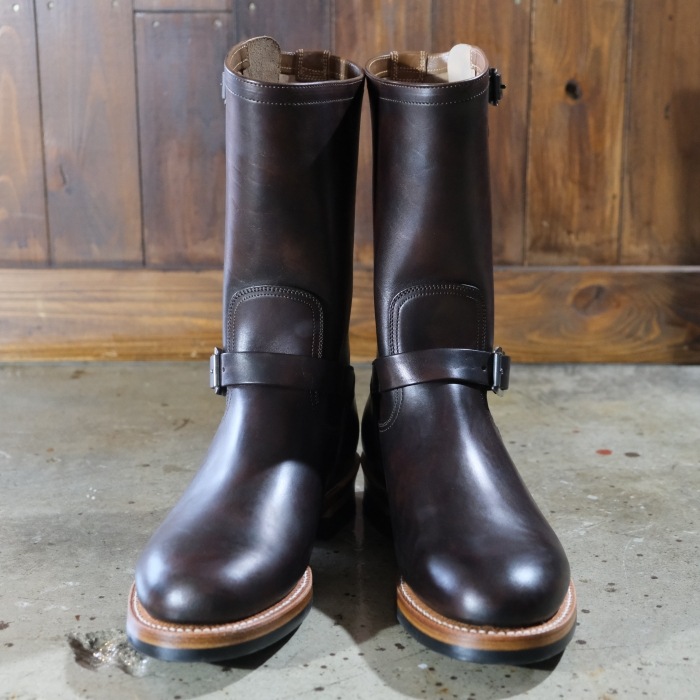 MOTOR NEW VINTAGE �⡼������#1004 ITALIAN HORSEBUTT DRESS ENGINEER BOOTS�ۢ�SILVER925�Хå���� LAHAINA������ǥ� ���󥸥˥��֡��� �ϳ� MOTO