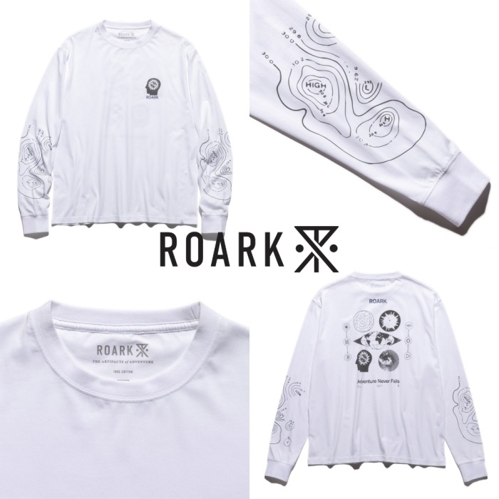 ROARK ����������RLTJ1200�ۡ�"NEVER FAILS" L/S TEE L/S TEE�ۥץ��ȥ���T ���ݡ��ɽ� ���åȥ�100%