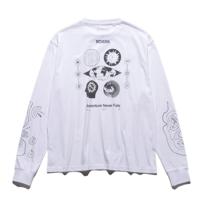 ROARK ����������RLTJ1200�ۡ�"NEVER FAILS" L/S TEE L/S TEE�ۥץ��ȥ���T ���ݡ��ɽ� ���åȥ�100%