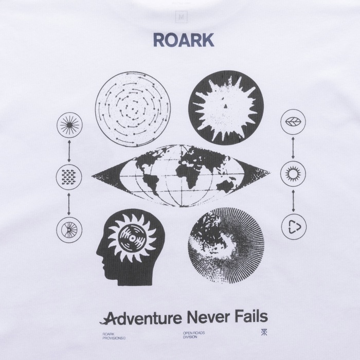 ROARK ����������RLTJ1200�ۡ�"NEVER FAILS" L/S TEE L/S TEE�ۥץ��ȥ���T ���ݡ��ɽ� ���åȥ�100%