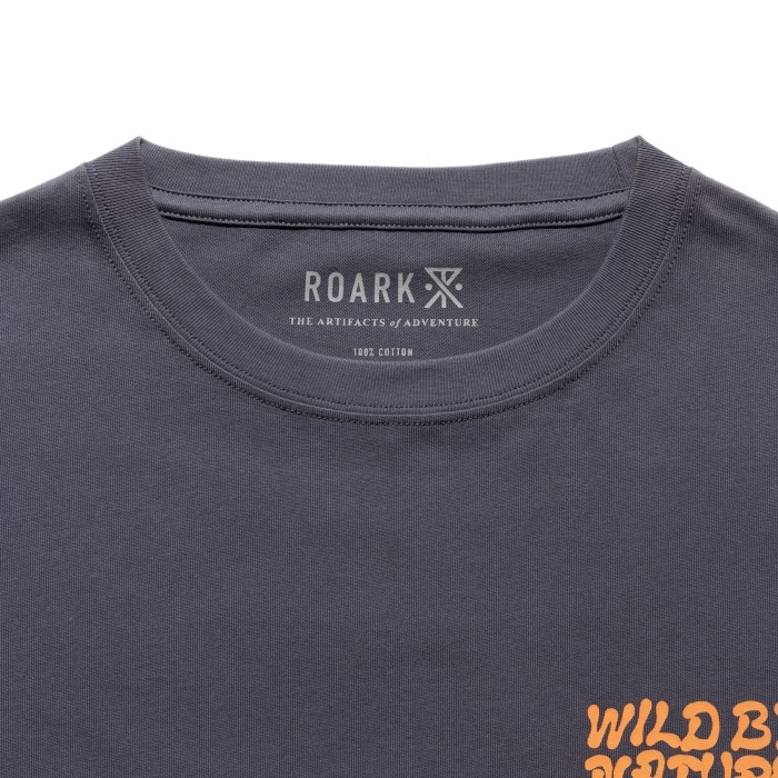ROARK ����������RLTJ1201�ۡ�"WILD BY NATURE" L/S TEE�ۥץ��ȥ���T ���ݡ��ɽ� ���åȥ�100%