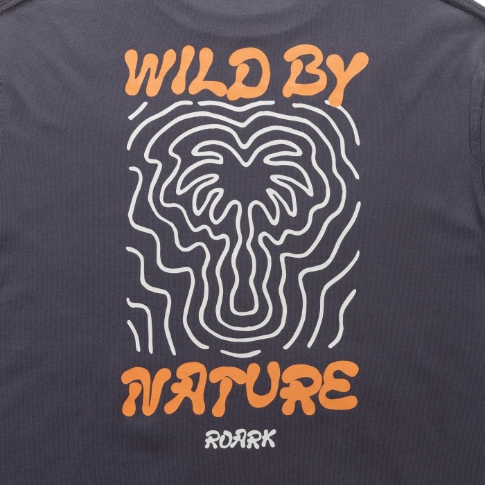 ROARK ����������RLTJ1201�ۡ�"WILD BY NATURE" L/S TEE�ۥץ��ȥ���T ���ݡ��ɽ� ���åȥ�100%