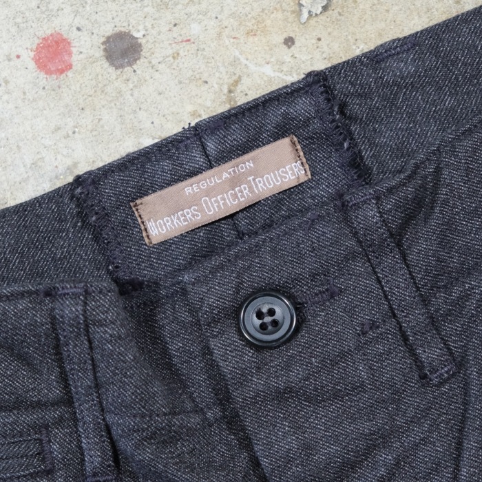 WORKERS ���������Officer Trousers Regular Type2�ۢ�WKS Covert�䥪�ե������ȥ饦������ �쥮��顼 ���С��� COTTON100�� ������ 2026SS