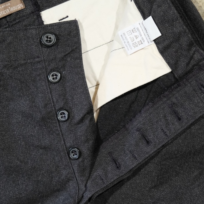 WORKERS ���������Officer Trousers Regular Type2�ۢ�WKS Covert�䥪�ե������ȥ饦������ �쥮��顼 ���С��� COTTON100�� ������ 2026SS