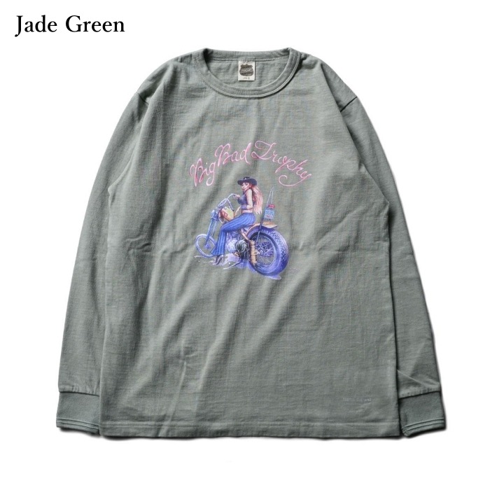 TROPHY CLOTHING �ȥ��ե������������󥰡�TR26SS-215�ۡ�Big Bad Trophy OD L/S Tee�ۥץ���T����� �����ᥪ�ꥸ�ʥ�ܥǥ� ���åȥ�100�� ������