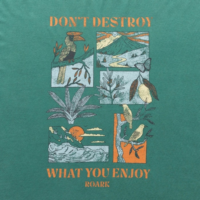 ROARK ����������RLTJ1203�ۡ�"ENJOY" WELL WORN L/S TEE�ۥץ��ȥ���T ���ݡ��ɽ� ���åȥ�100%