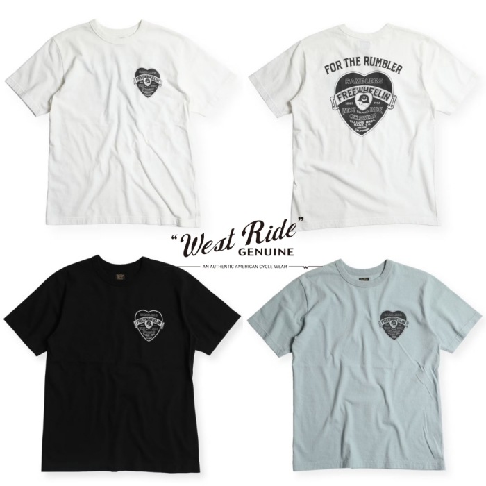 WESTRIDE �������ȥ饤�ɡ�PT.TEE.26-05�ۥץ���T����� ���硼�ȥ��꡼�� Ⱦµ ���åȥ�100% WR���ꥸ�ʥ�ܥǥ� ������