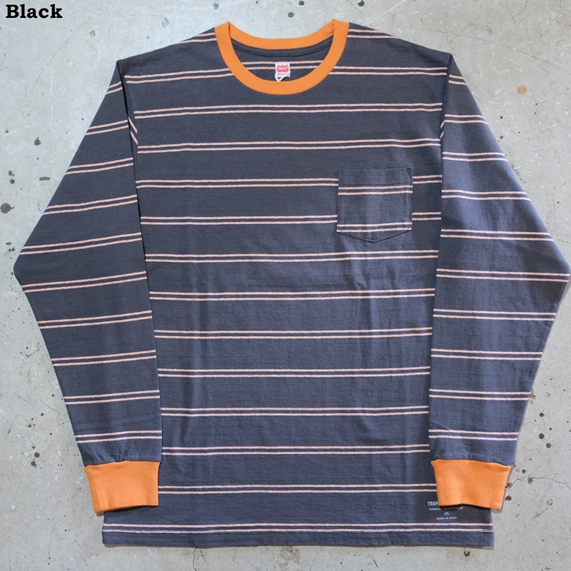 TROPHY CLOTHING ȥե󥰡TR24SS-202ۡMulti Border L/S TeeۥޥܡĹµT ꥸʥܡ